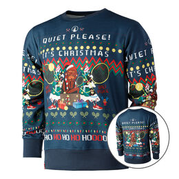 Tenisové Oblečení Quiet Please Ugly Christmas Sweatshirt